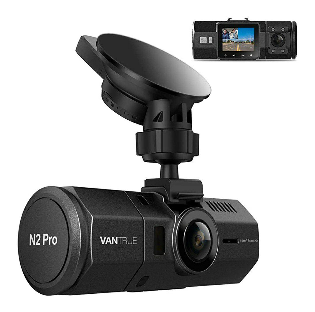 Vanture N2 Pro Uber Dual Dash Cam Infrared Night Vision & 10 ft Mini USB