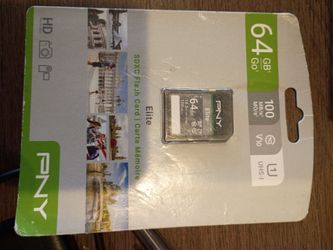 PNY 64GB SDXC flash card