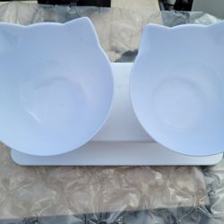 Double Elevated Pet Bowls