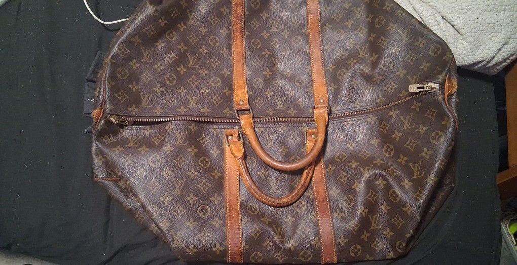 Louis Vuitton Keepall Monogram Bandouliere Duffel Bag