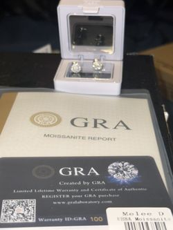 Moissanite Earrings 
