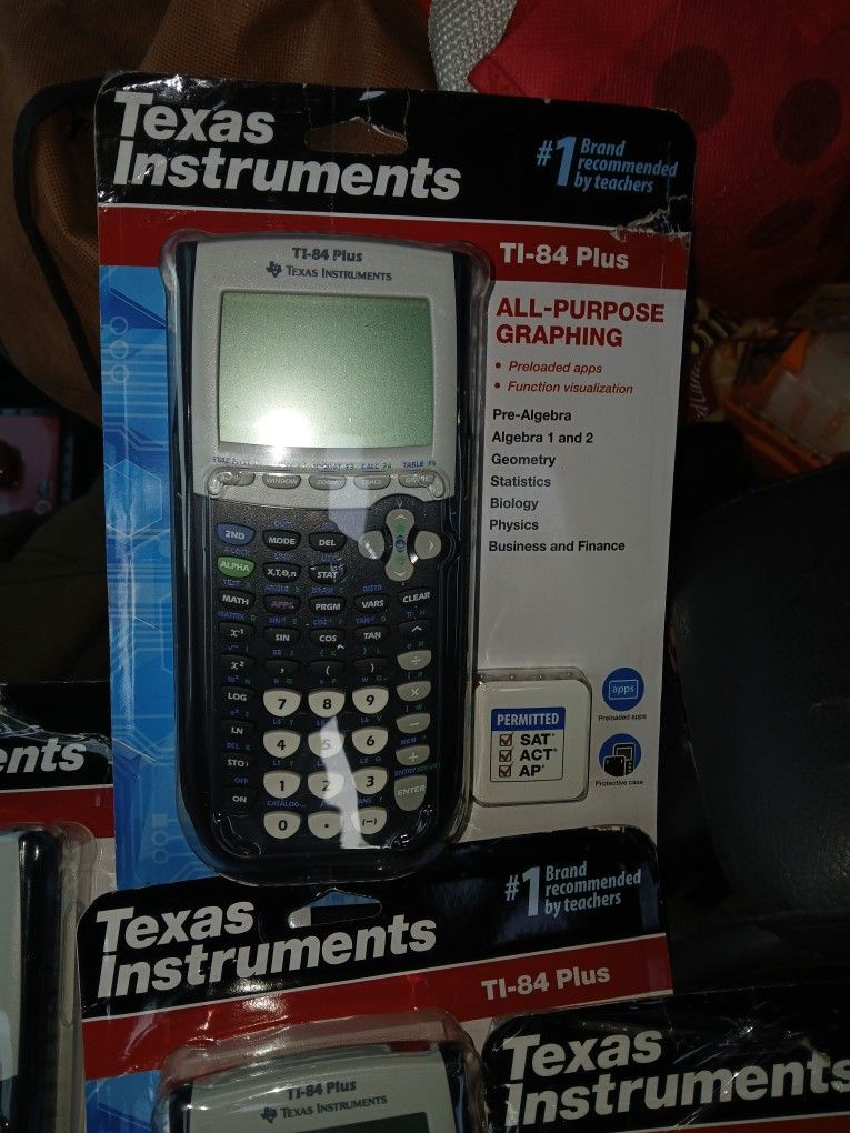 Quantity 2 Texas Instruments TI-84 Plus Graphing Calculators