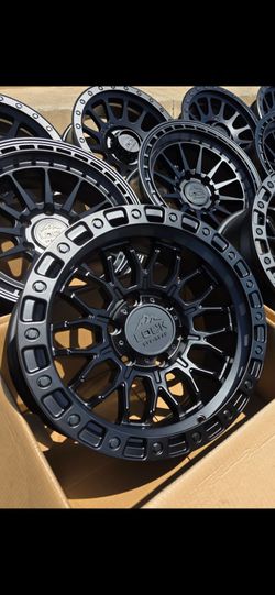 17" LOCK rims 17x9 matte black