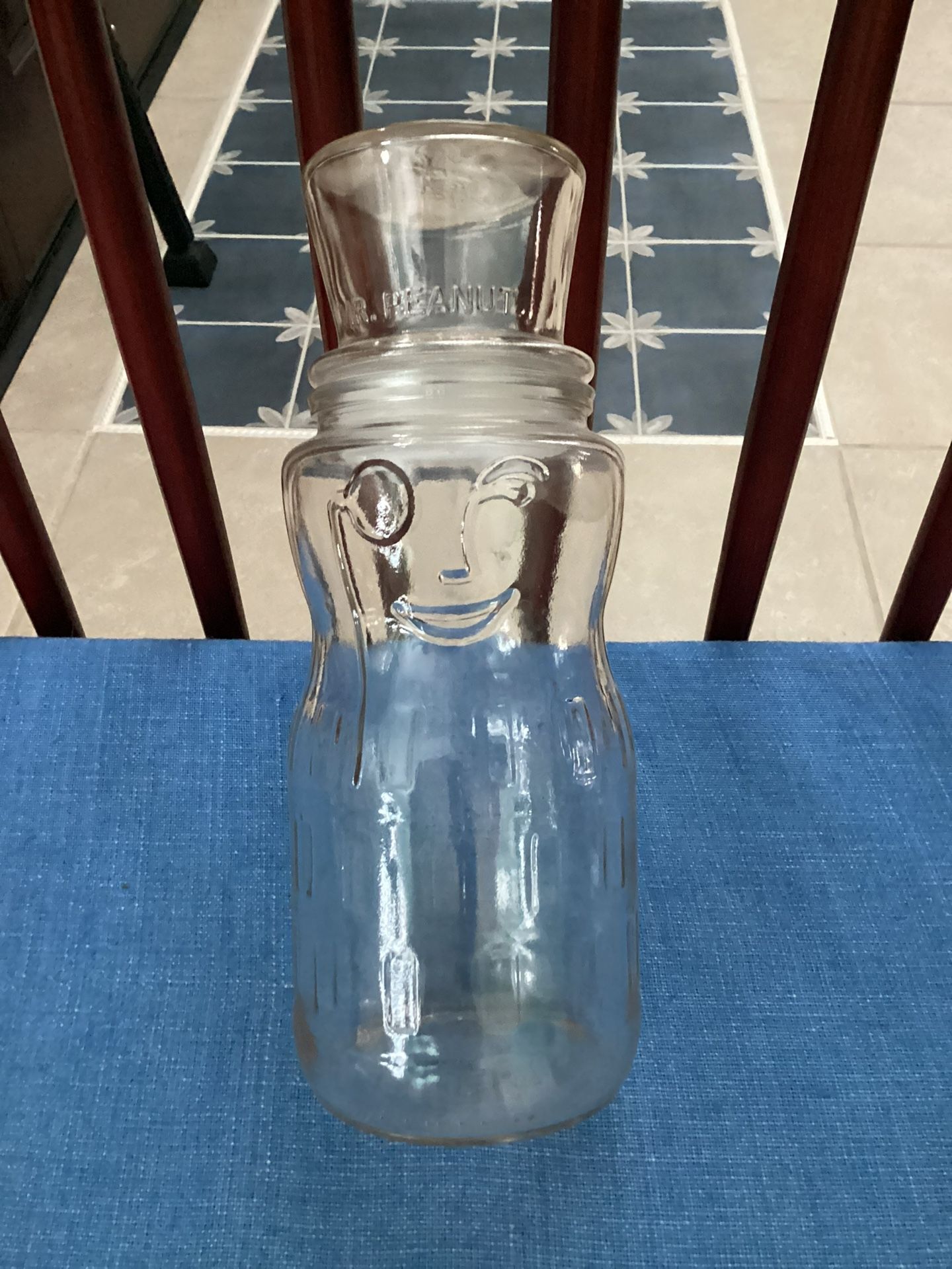 Mr Peanut Glass Jar