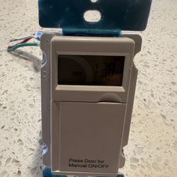 7-Day Programmable In-Wall Digital Timer Switch 