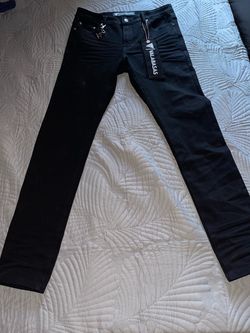 Valabasas Black Stacked Jeans – Men’s Size 34