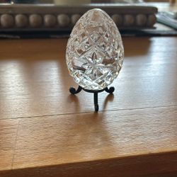 Waterford crystal egg