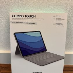 Logitech Combo Touch Keyboard Case for 12.9" Apple iPad Pro 5th Gen. - Sand