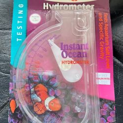 Hydrometer Instant Ocean Salt Water Aquarium New