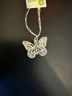 14K White Gold Butterfly Necklace – New