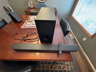 Sony 36” sound bar and subwoofer
