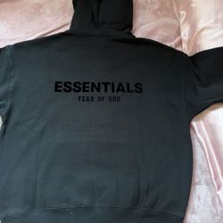 Black Essentials hoodie Size Small