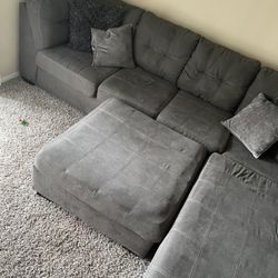 Grey Sectional Couch 