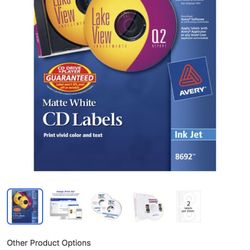 Avery 8692 inkjet CD Labels