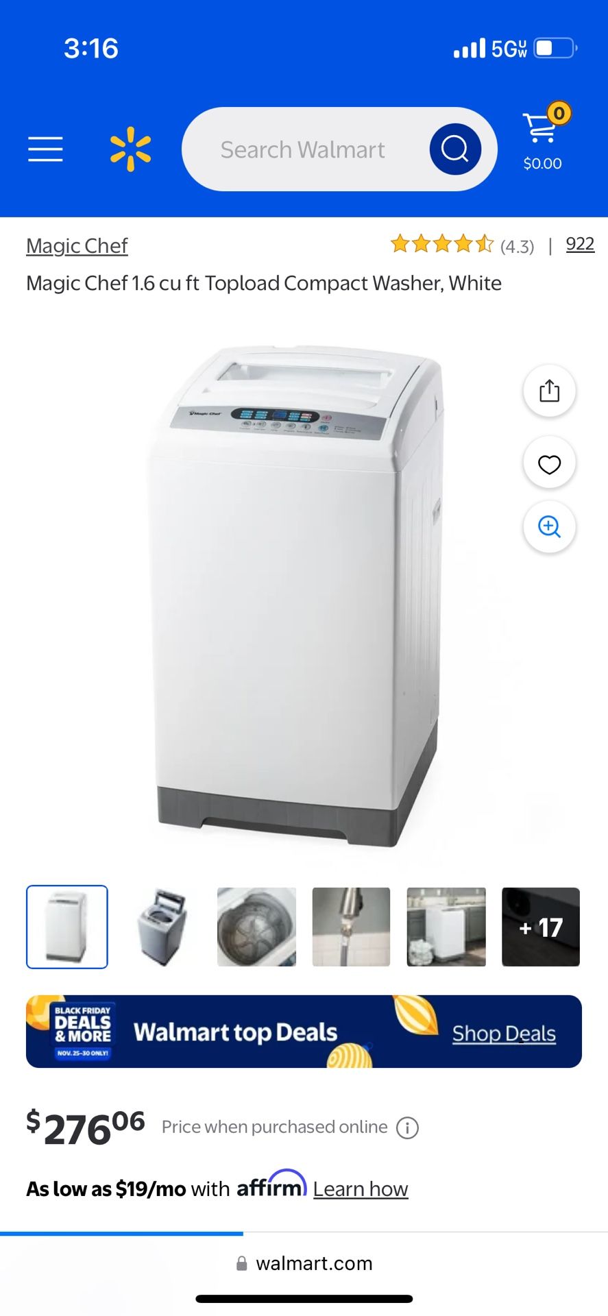 Magic Chef Mini Washer/Kenmore Mini Dryer