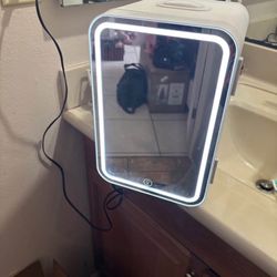 Cosmetic Fridge With Light 