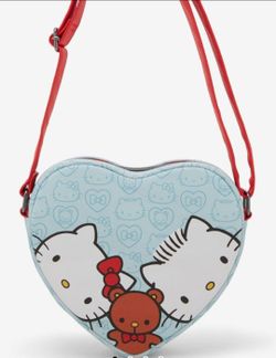 Loungefly Hello Kitty & Dear Daniel Heart Crossbody Bag