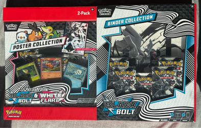 Pokemon TCG: Black Bolt Binder + Poster Collection Sam's Club Bundles