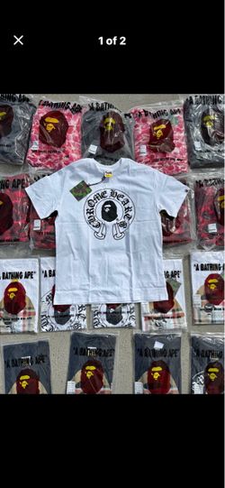 White bape shirt size L