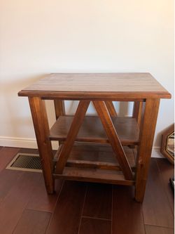 Woden end side table