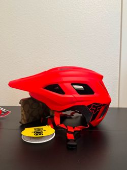 M/L Brand New FOX  Red Cyclist Helmet