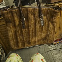 Front Gate Vegan Fur Purse 