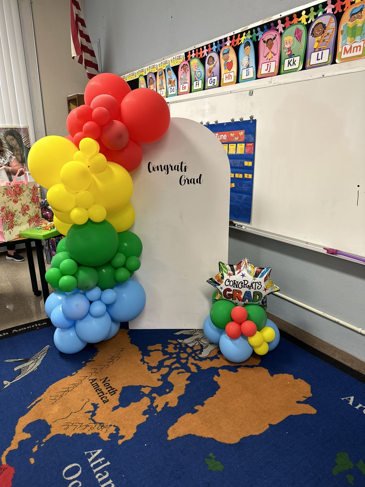 Mini Balloon Garland + Backdrop, Balloon Garland, Rainbow Balloon Garland