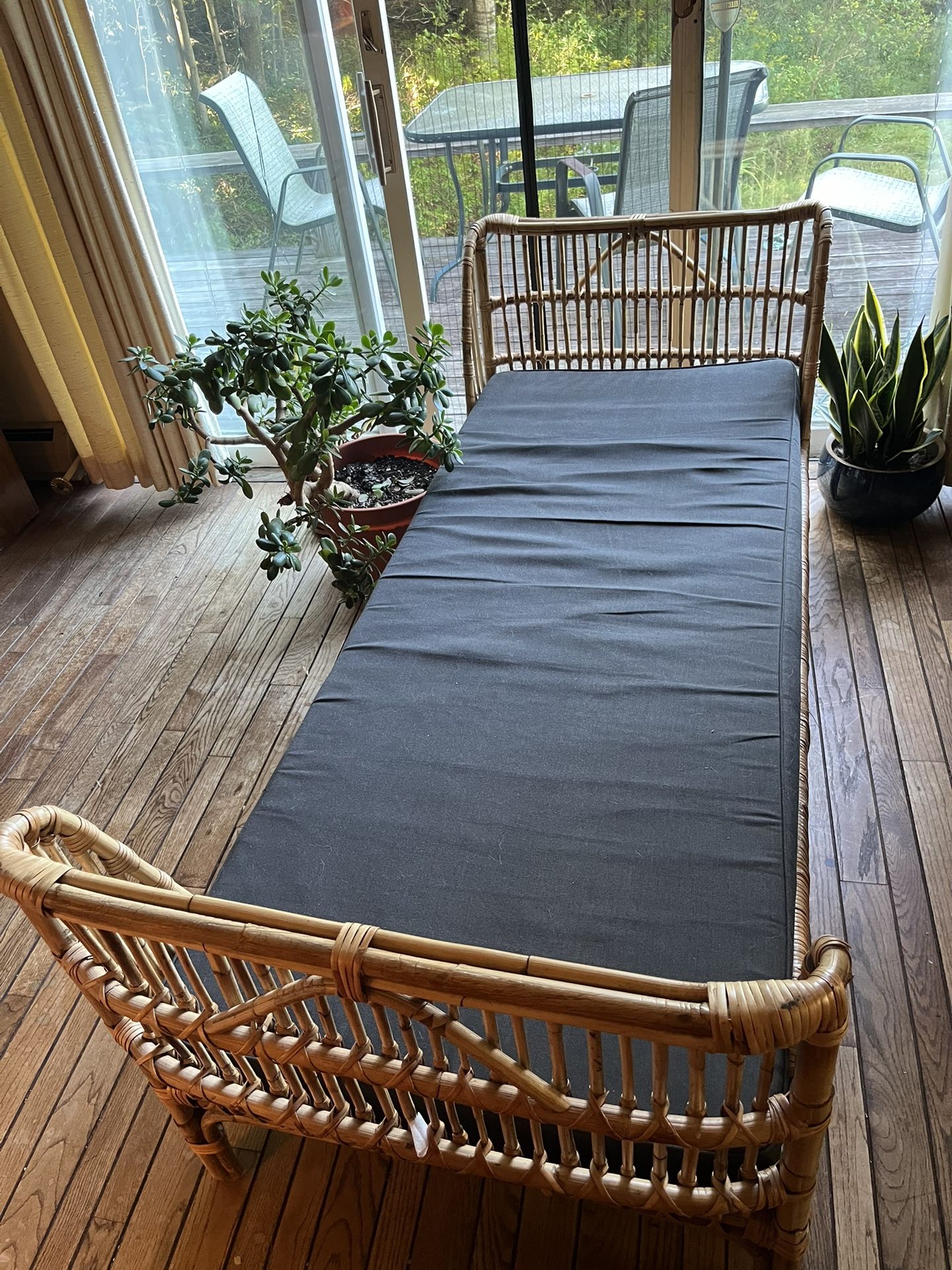 Article 'sol' dolphin gray outdoor chaise lounge day bed