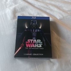 Star Wars The Skywalker Saga Blue Ray Disc 12 Movie Collection