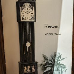 Grandfather Clock 1987;Selling As Is Battery Operated Reasonable Offers Accepted