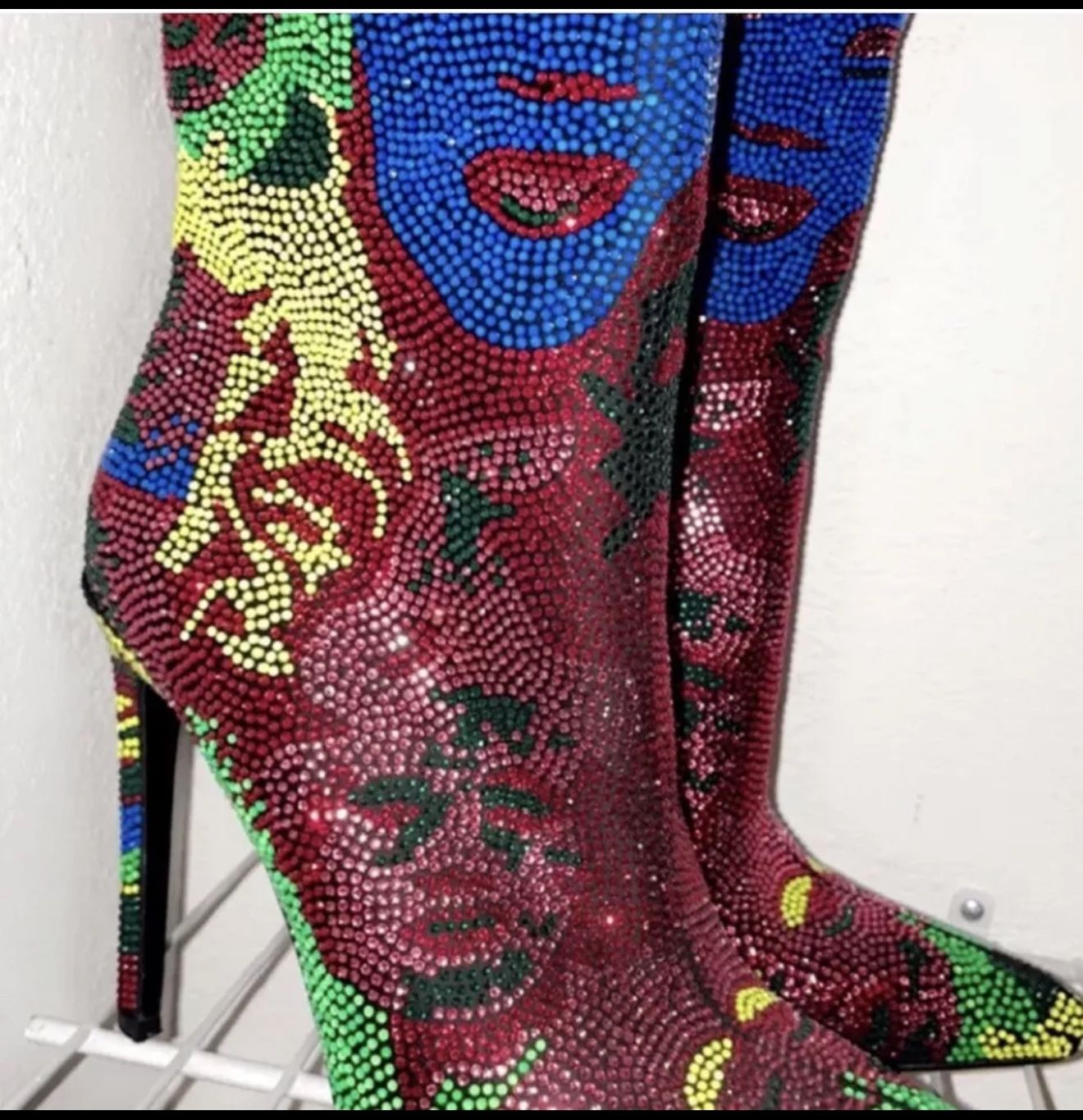 Azeala Wing Diamond Boots