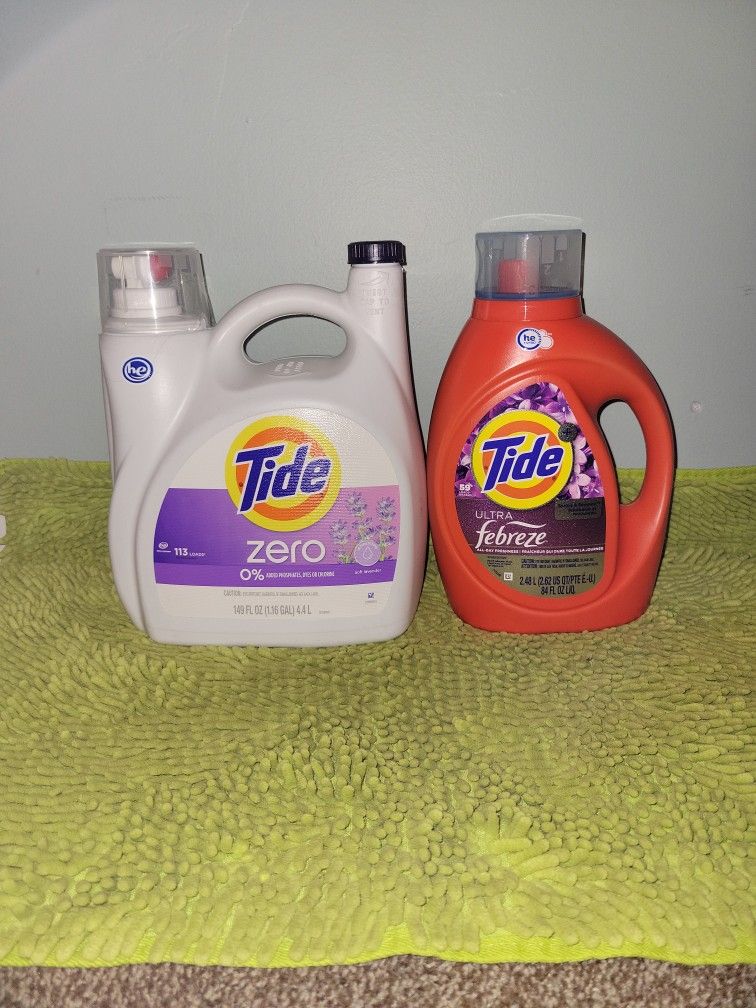 Tide Zero 149oz/ Tide Uktra Febreze 84oz