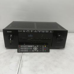 Denon AVR-S530BT 5.2 Ch 4k Ultra HD Audio Video Home Theater Lots Of Extras READ. Used in good condition with some cosmetic blemishes. These blemishes