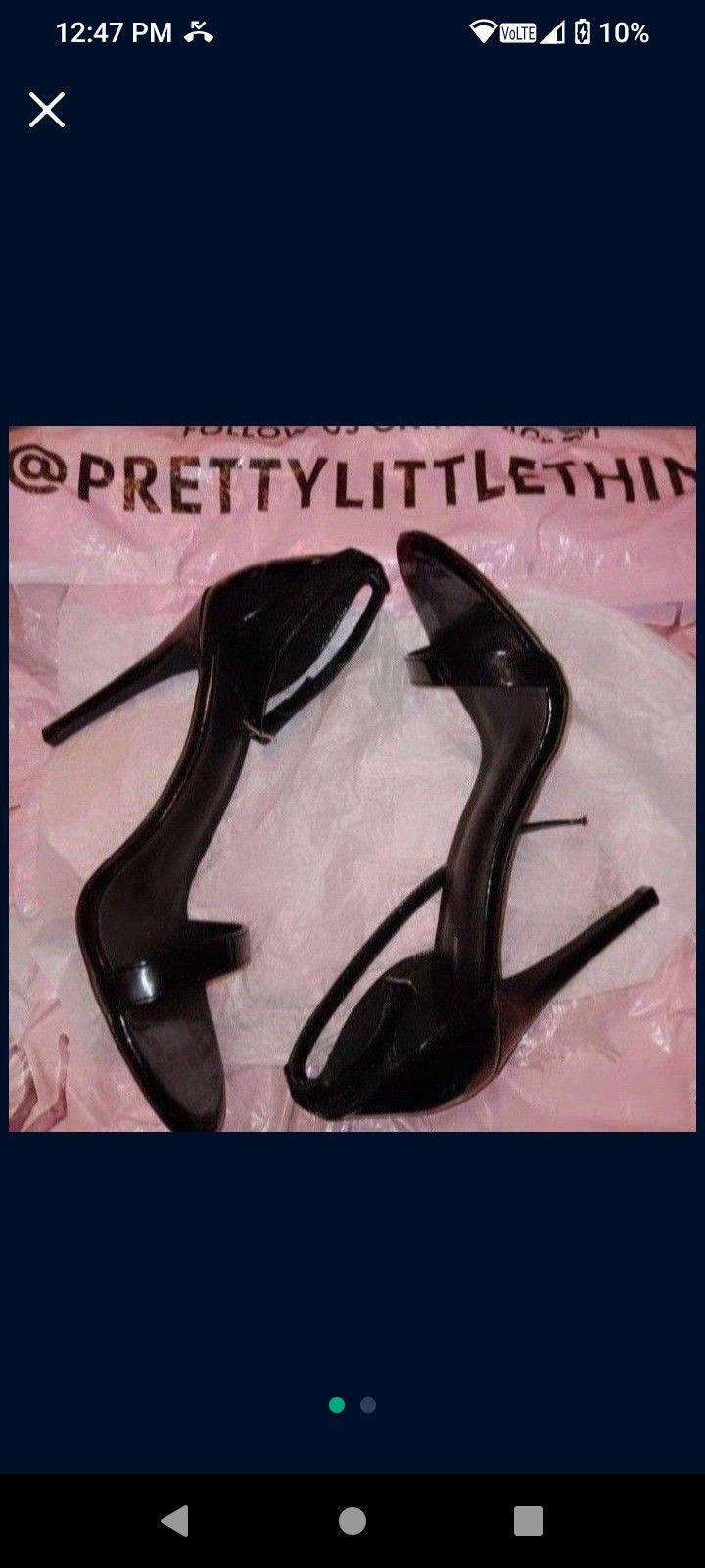 Black Stiletto Heels.