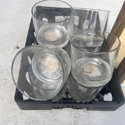 Floral Clear Vases