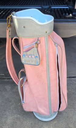 Vintage Leather Ladies Dunlop Golf Bag