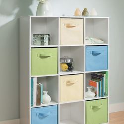 Brand New - 12 Cube Organizer- Bookcase Shelves 