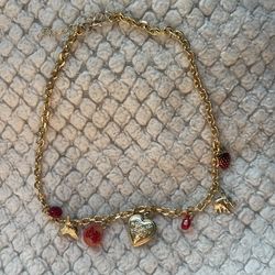 Red Charm Necklace