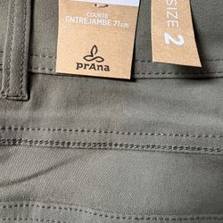 New Prana Hiking Pants, Women’s Size 2 Short