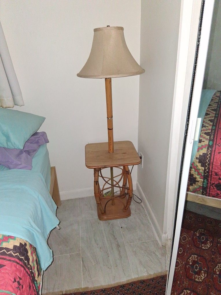 Floor Lamp Rattan
