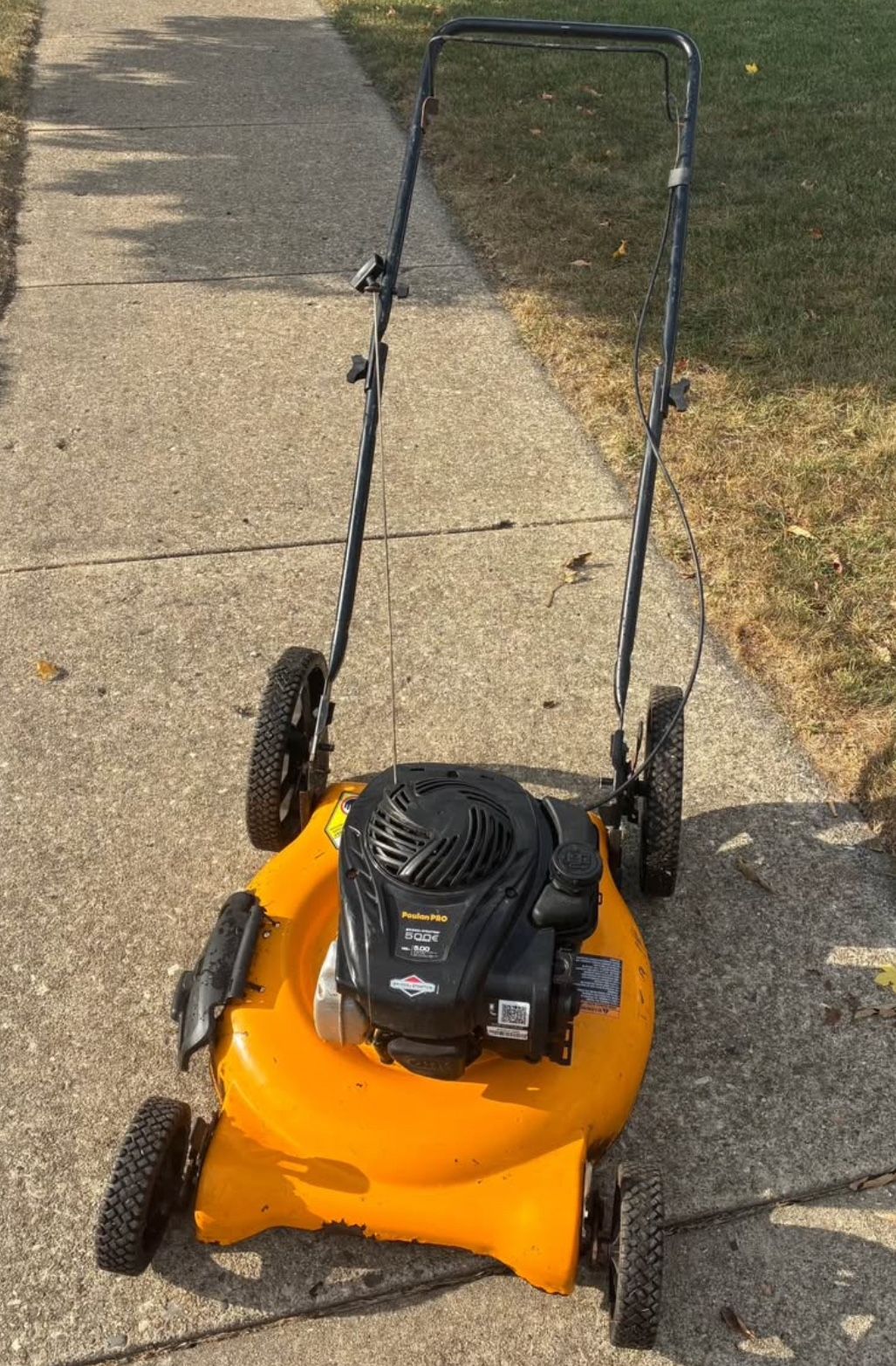 Poulan Pro Lawn Mower  
