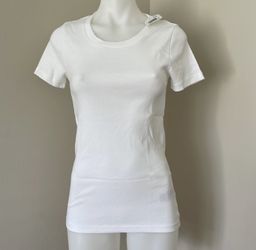 (NWT) J. Crew Perfect Fit 100% Cotton White Tee, Small
