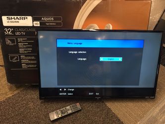 32" sharp LED TV