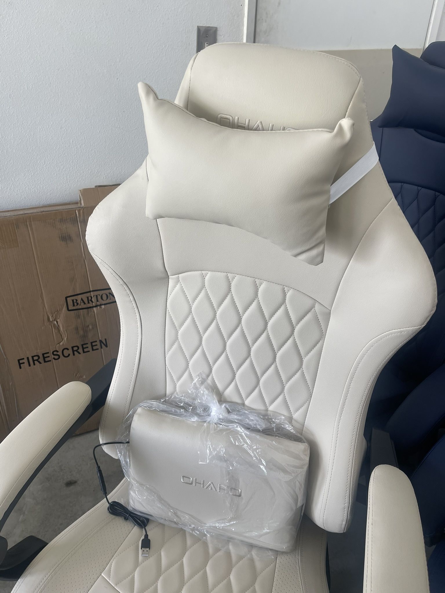 Gaming Office Chair Beige