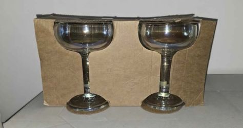 Two Brand New Cocktail/Champagne Glasses