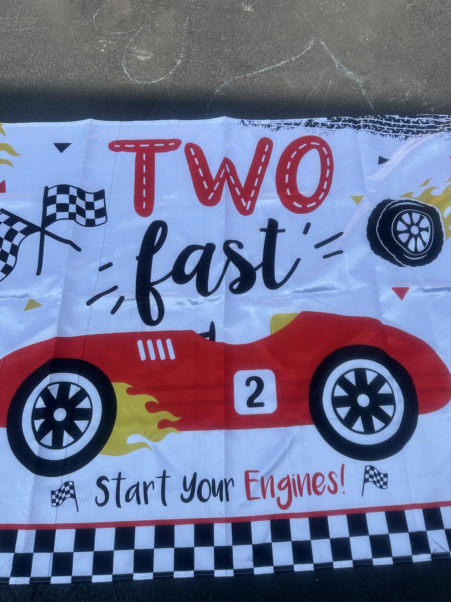 Car Birthday Backdrop