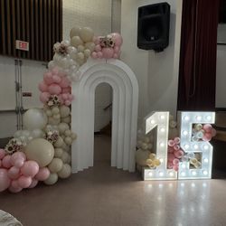 Backdrop And Garland