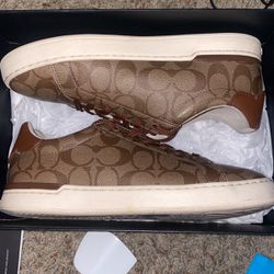 Coach Men Shoes Brown And White Comes With Box Size 8 for Sale in Chula  Vista, CA - OfferUp