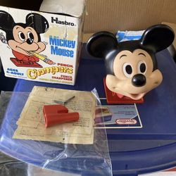 Vintage Mickey Mouse From 1970S Pencil Sharpener