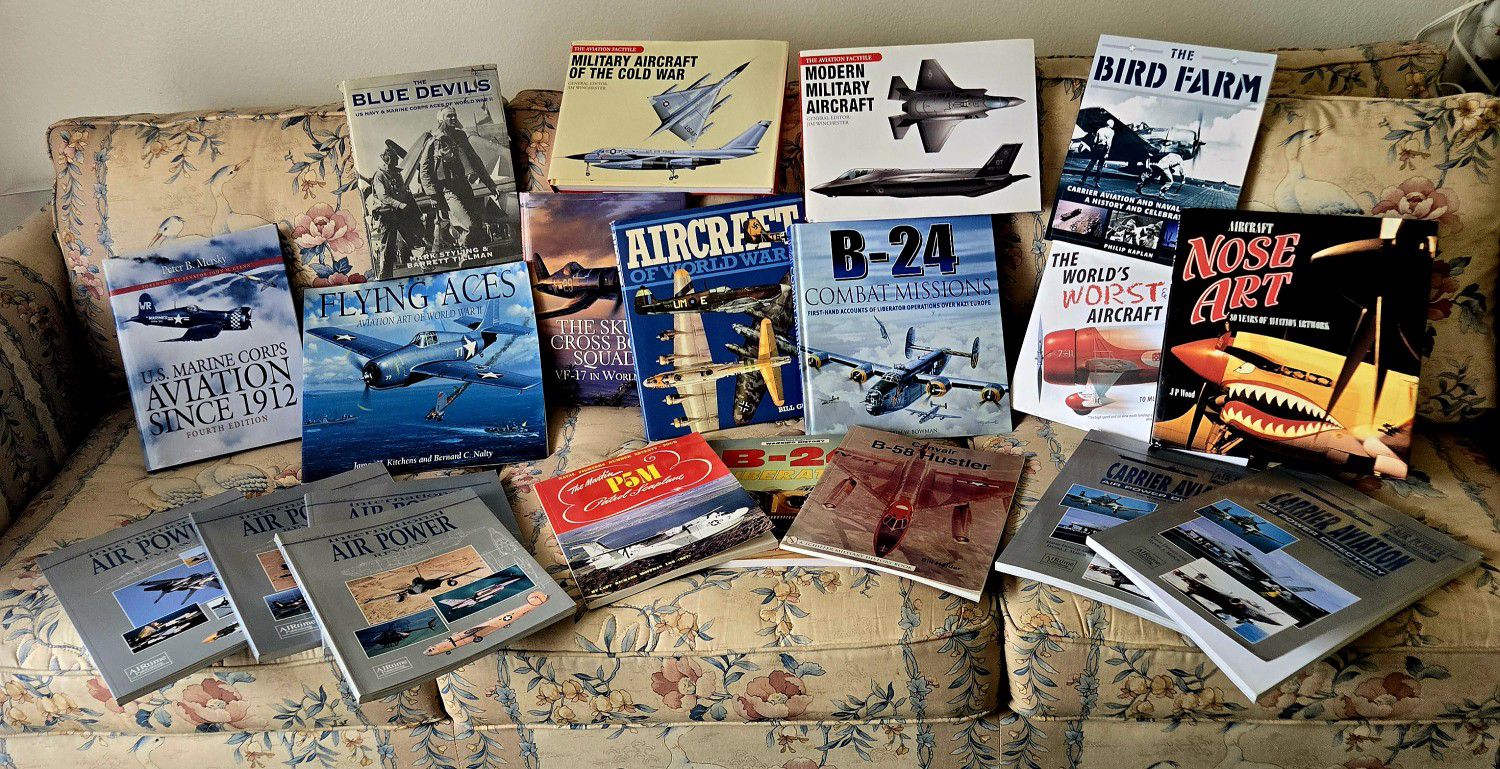  Over 20 Military Aviation Books